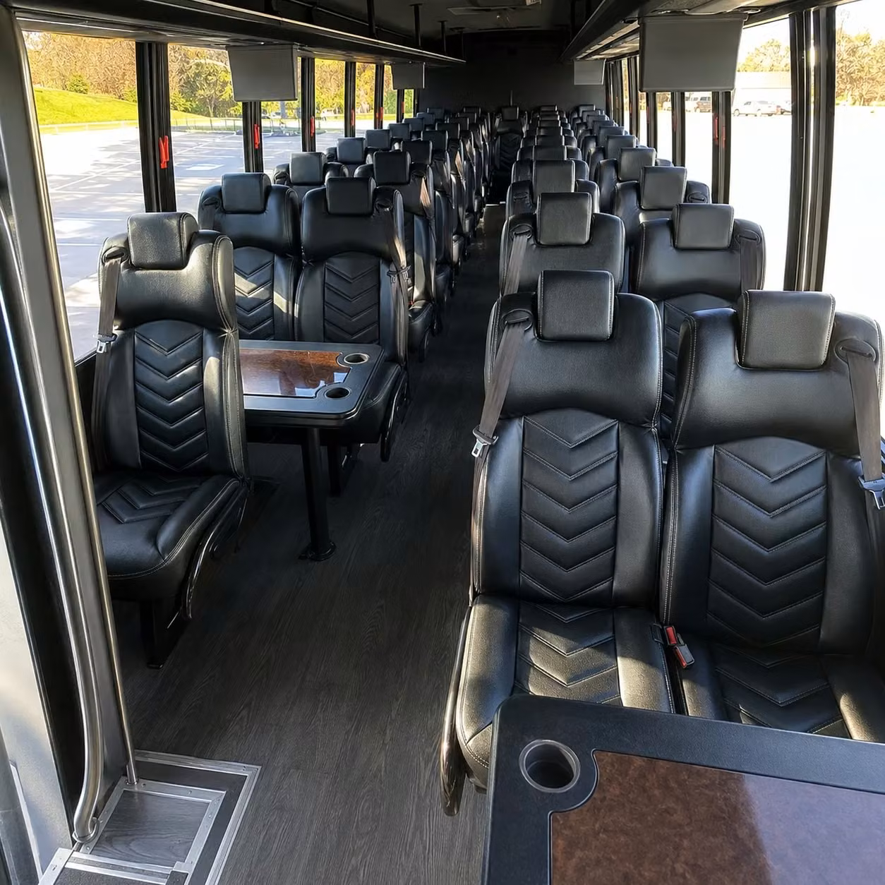 25 passenger minibus inside