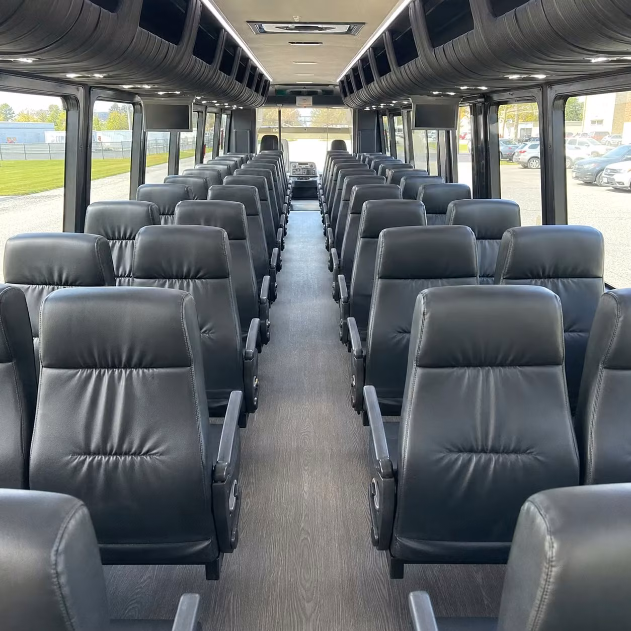 30 passenger minibus interior