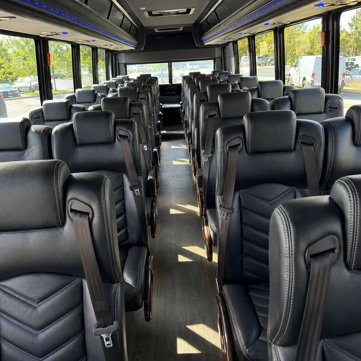 35 passenger minibus interior
