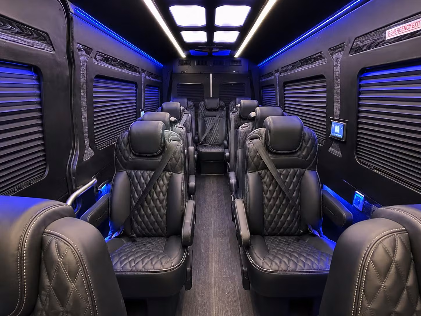 sprinter van with driver inside