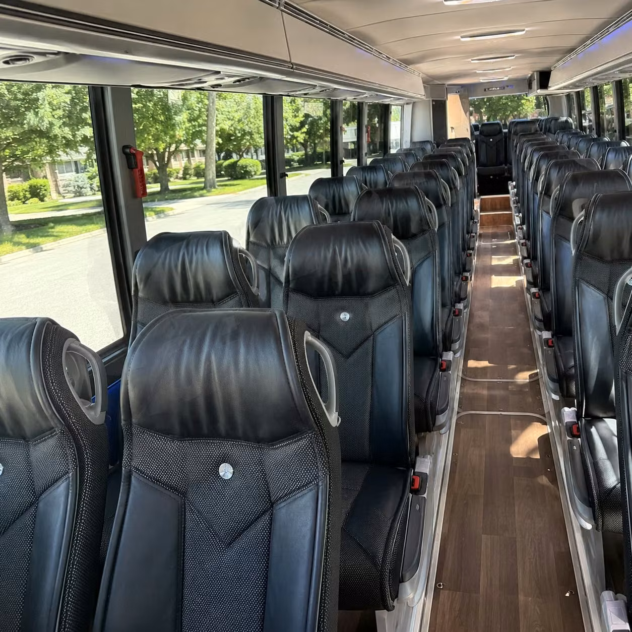 walnut creek charter bus interior